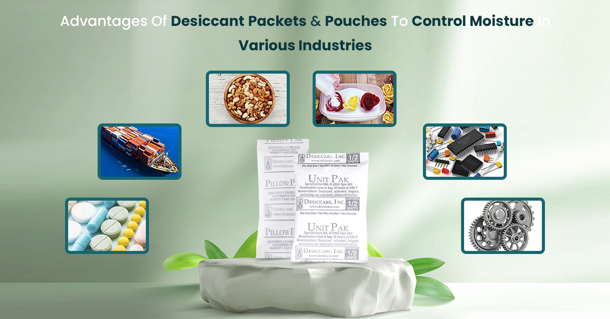 Desiccant Packets and Pouches Control Moisture
